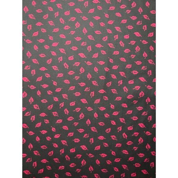 Vintage K Studio Red Leaf Print Maxi Dress Women's Size 10 - Picture 3 of 4